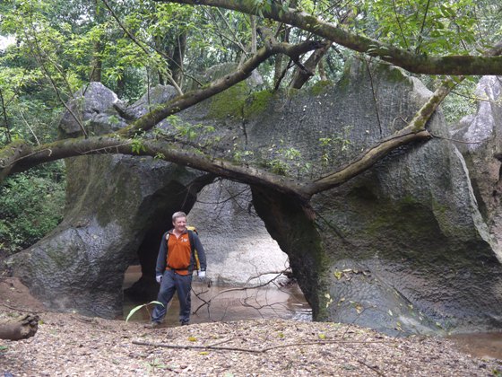 One day caving and trekking National park